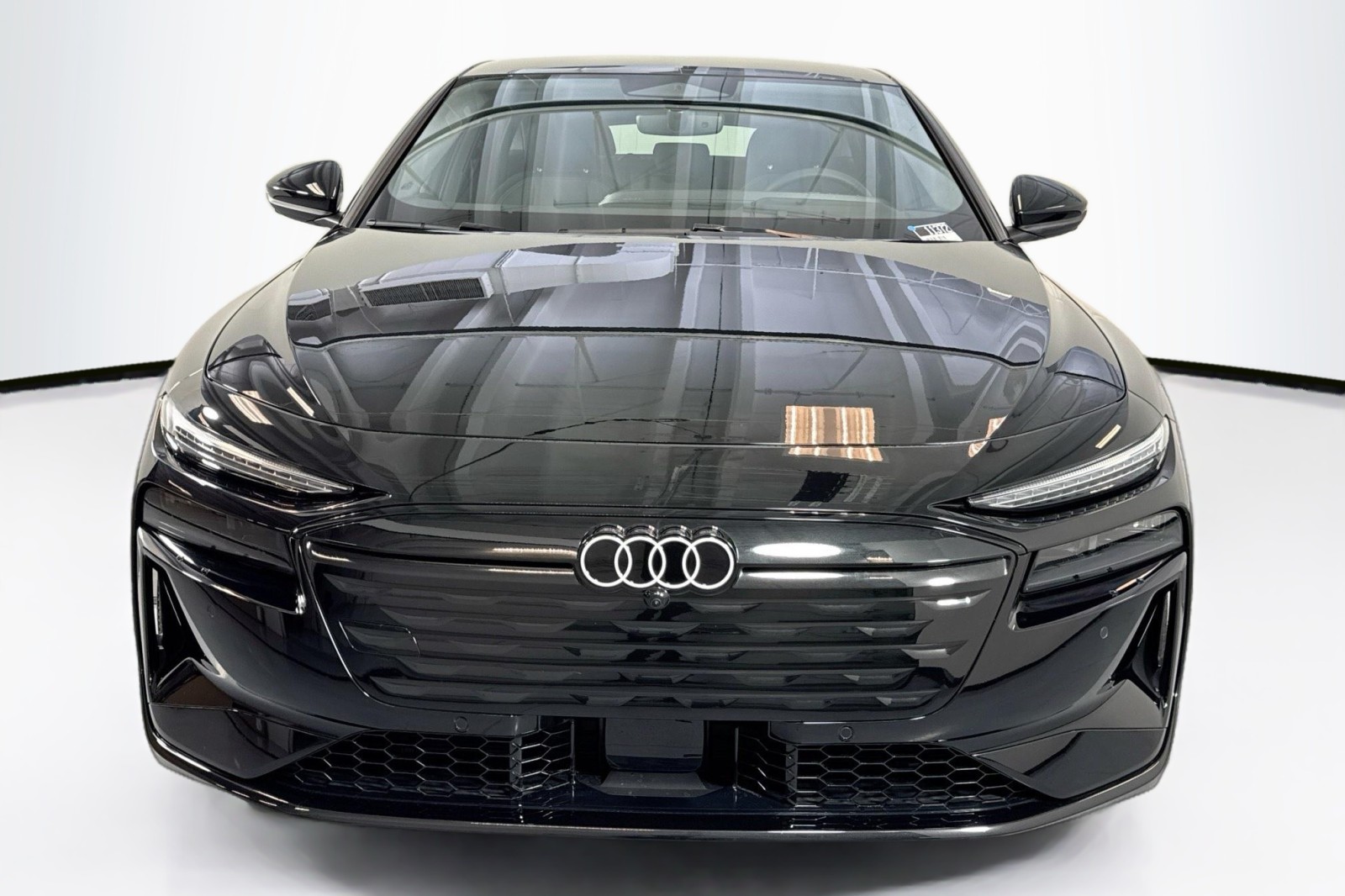 New 2025 Mythos Black Metallic Audi Premium Plus RWD image 2