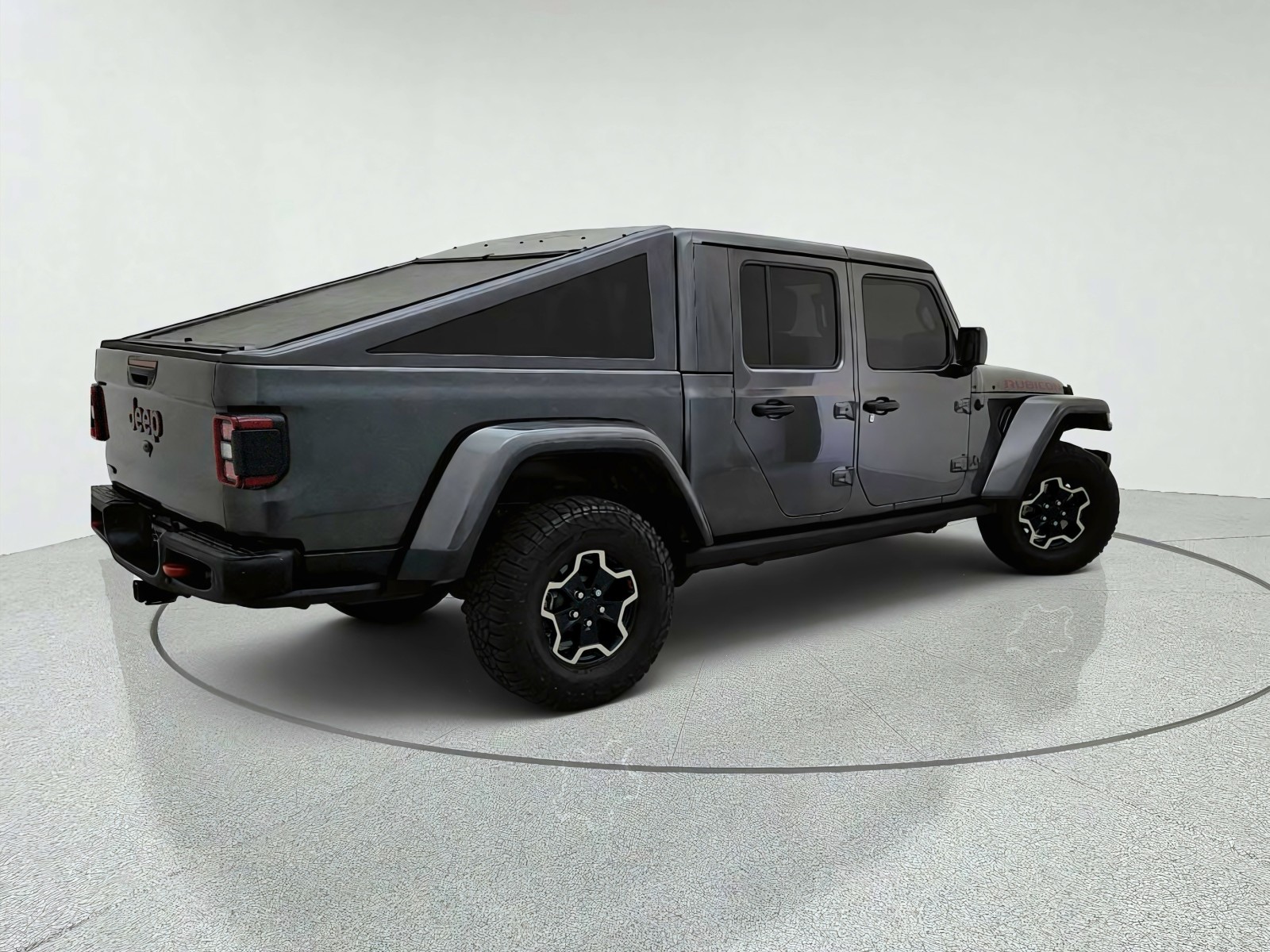 Used 2021 Granite Crystal Metallic Clearcoat Jeep Rubicon image 8