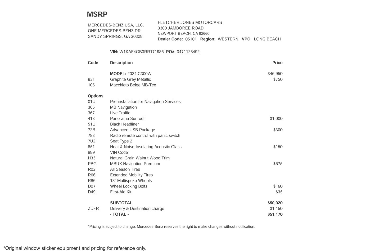 Certified Used 2024 Graphite Grey Metallic Mercedes-Benz C 300 Sedan image 2