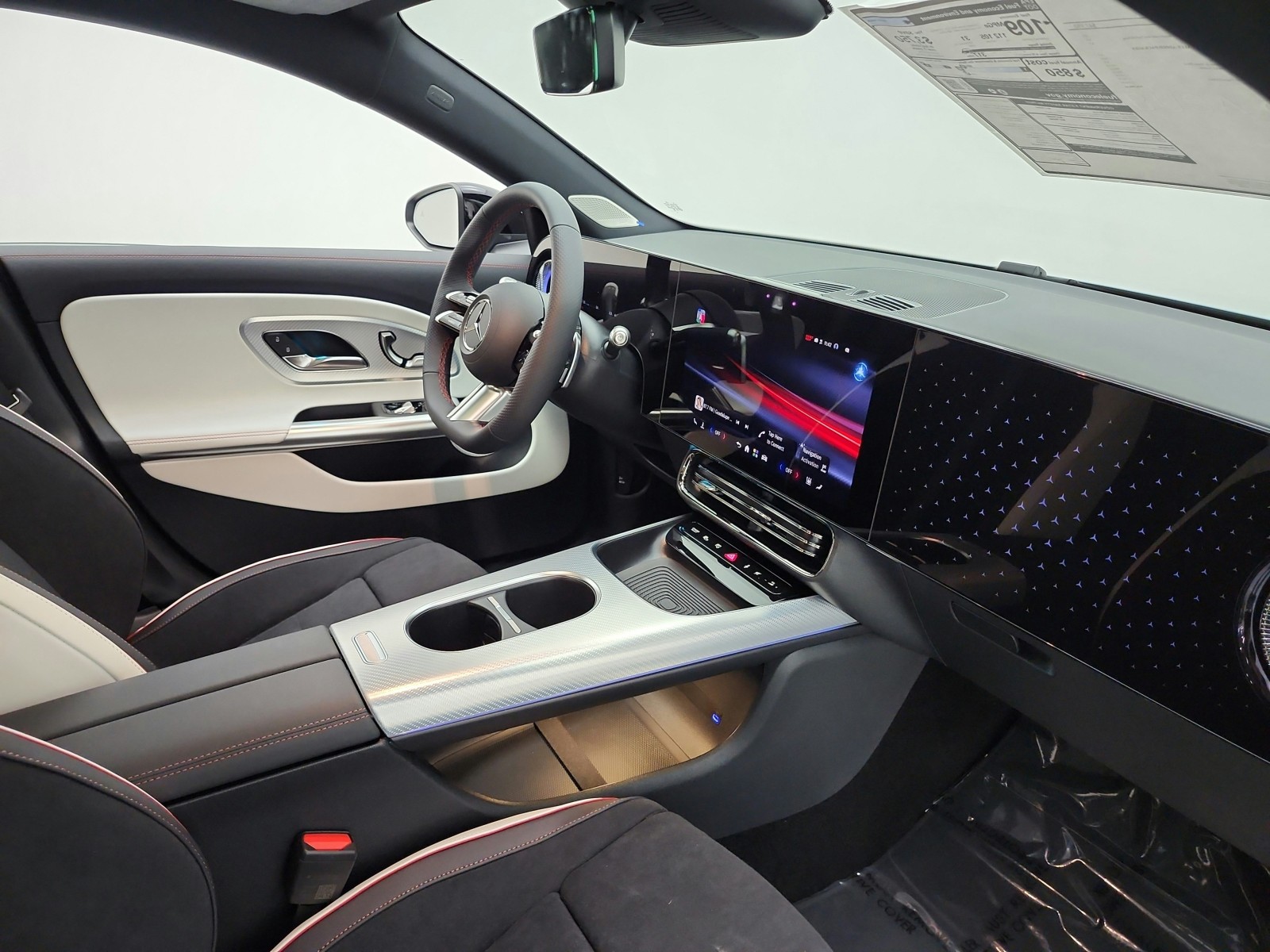New 2027 Liquid Crystal Green Mercedes-Benz CLA 250+ Electric RWD image 15