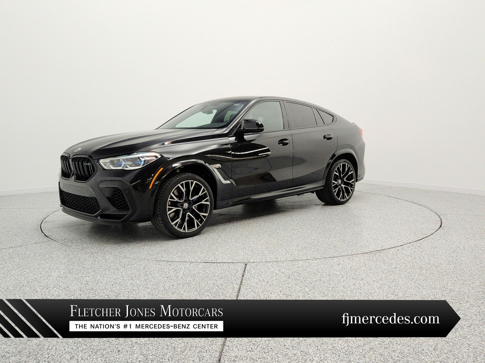 Black Sapphire Metallic 2023 BMW X6 M AWD SUV / Crossover All-Wheel Drive Automatic
