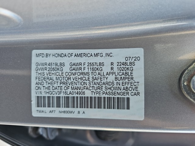 2020 Honda Accord Hybrid  22