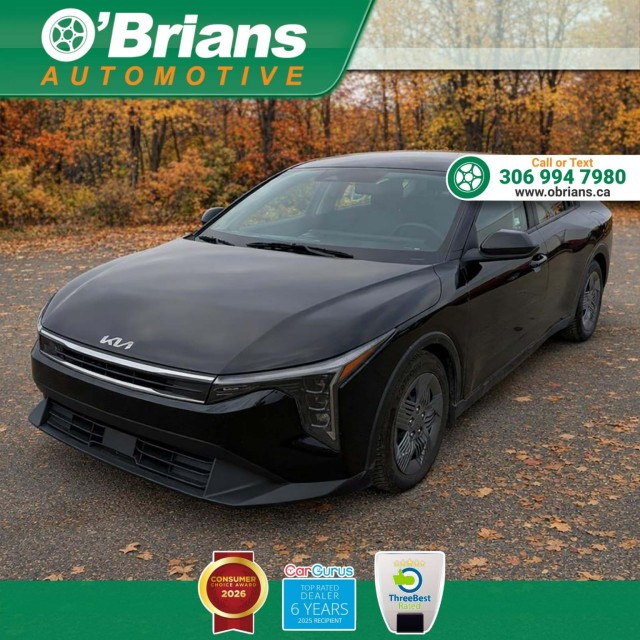 Aurora Black 2025 Kia K4 Sedan Front-Wheel Drive Automatic