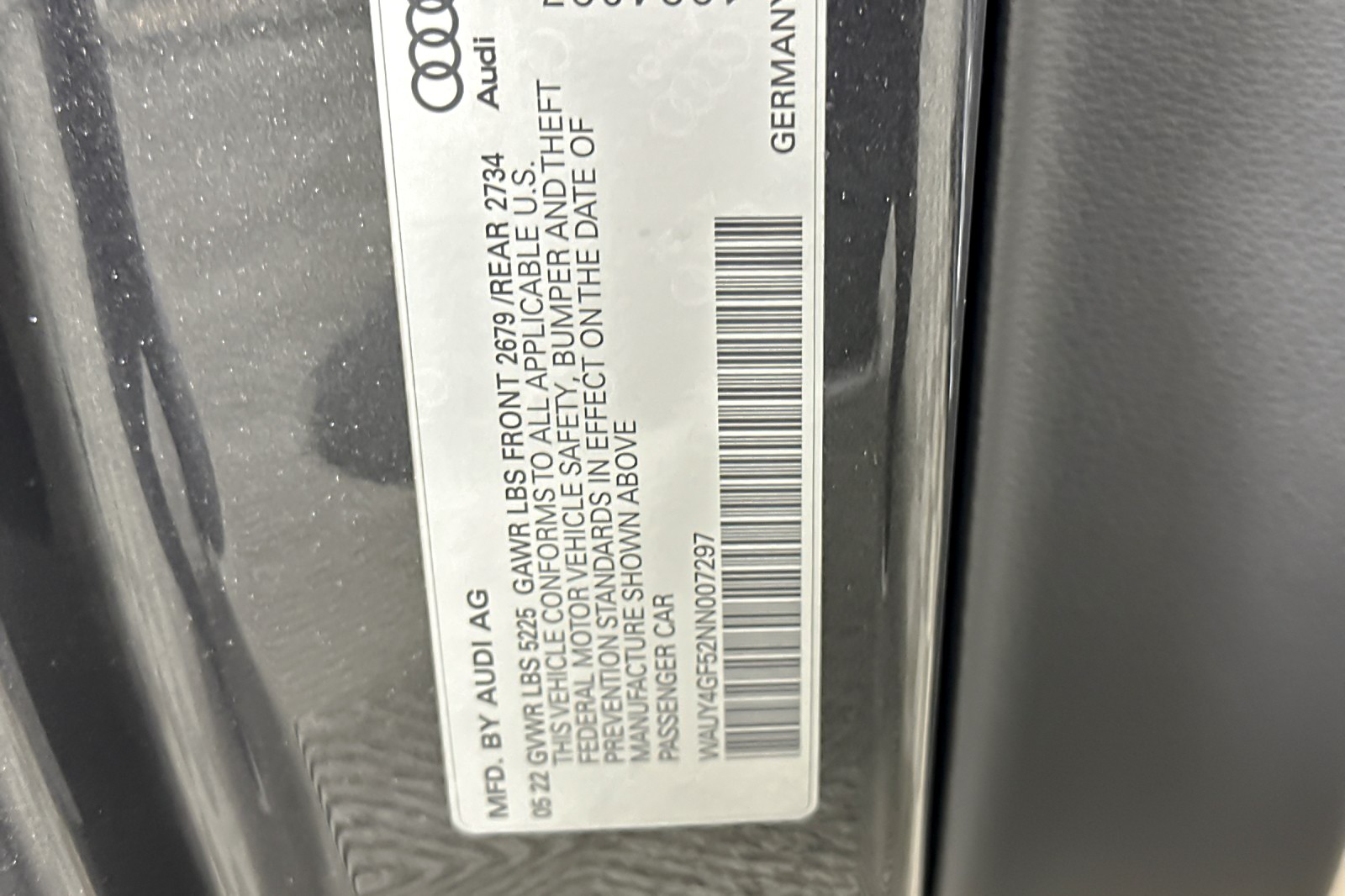 Used 2022 Daytona Gray Pearl Effect/Black Roof Audi Prestige 3.0 TFSI quattro image 28