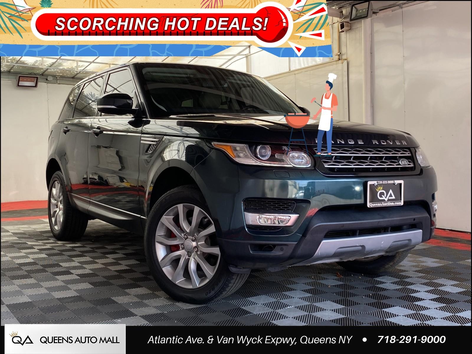 Aintree Green 2015 Land Rover Range Rover Sport SUV / Crossover Four-Wheel Drive Automatic