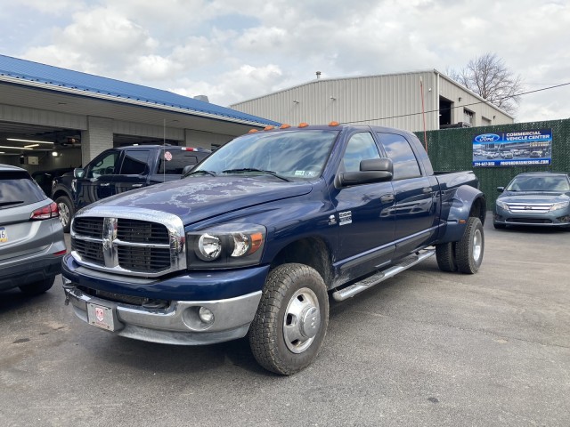 Blue 2008 Dodge RAM 3500 SXT Mega Cab DRW 4WD Pickup Truck Four-Wheel Drive Automatic