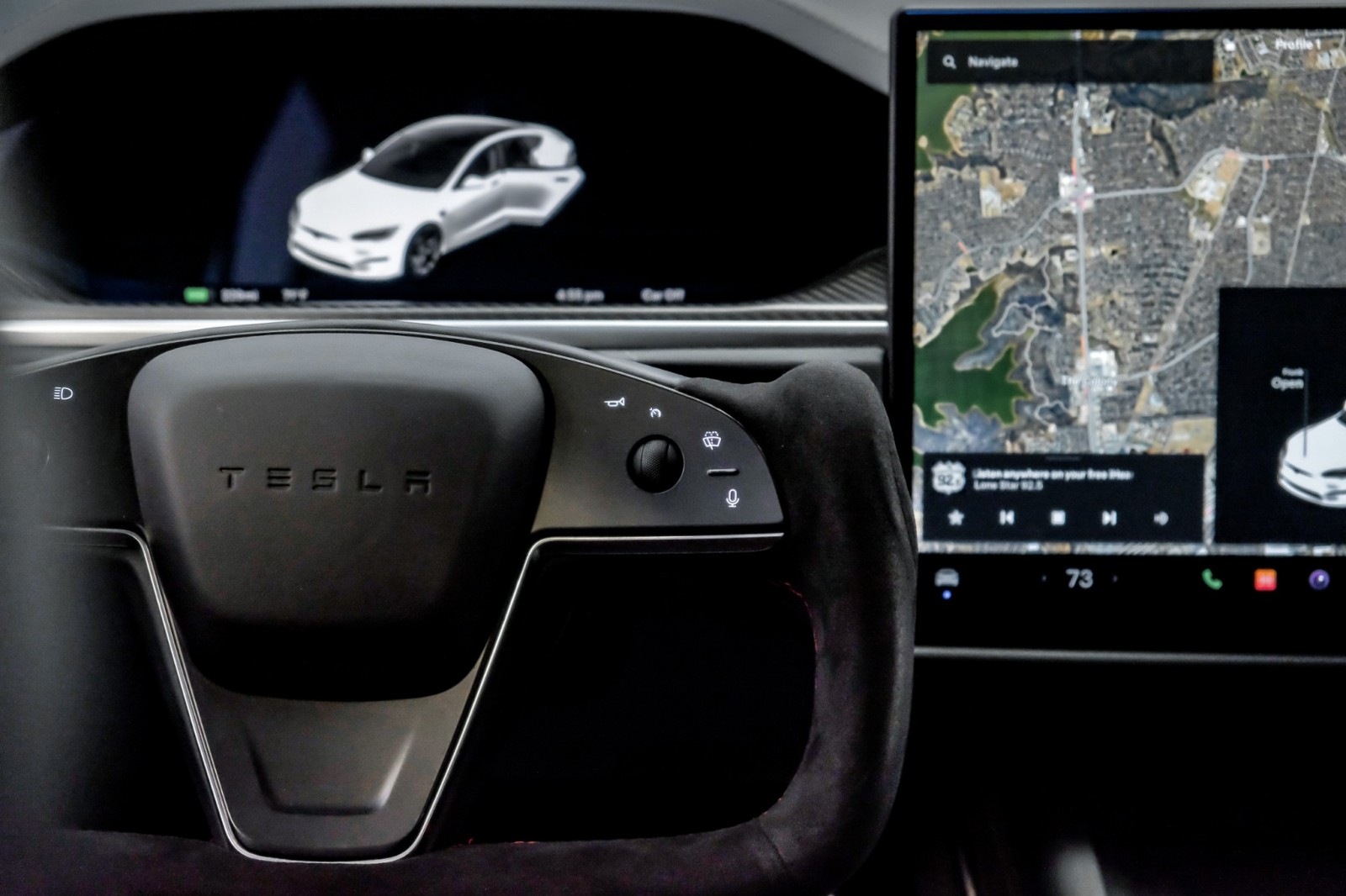 2021 Tesla Model S Plaid AWD FullSelfDriving CarbonFiberPkg ArachnidA 19