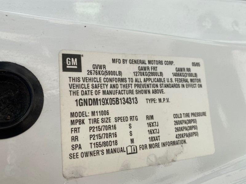 2005 Chevrolet Astro Passenger LT LOW MILES 67,376 1 OWNER in , 