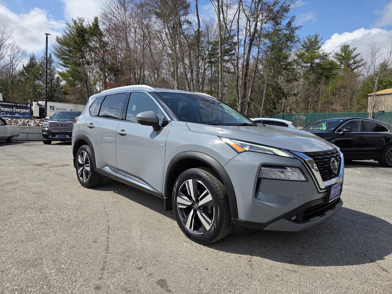 Gray 2021 Nissan Rogue SL AWD SUV / Crossover All-Wheel Drive Automatic