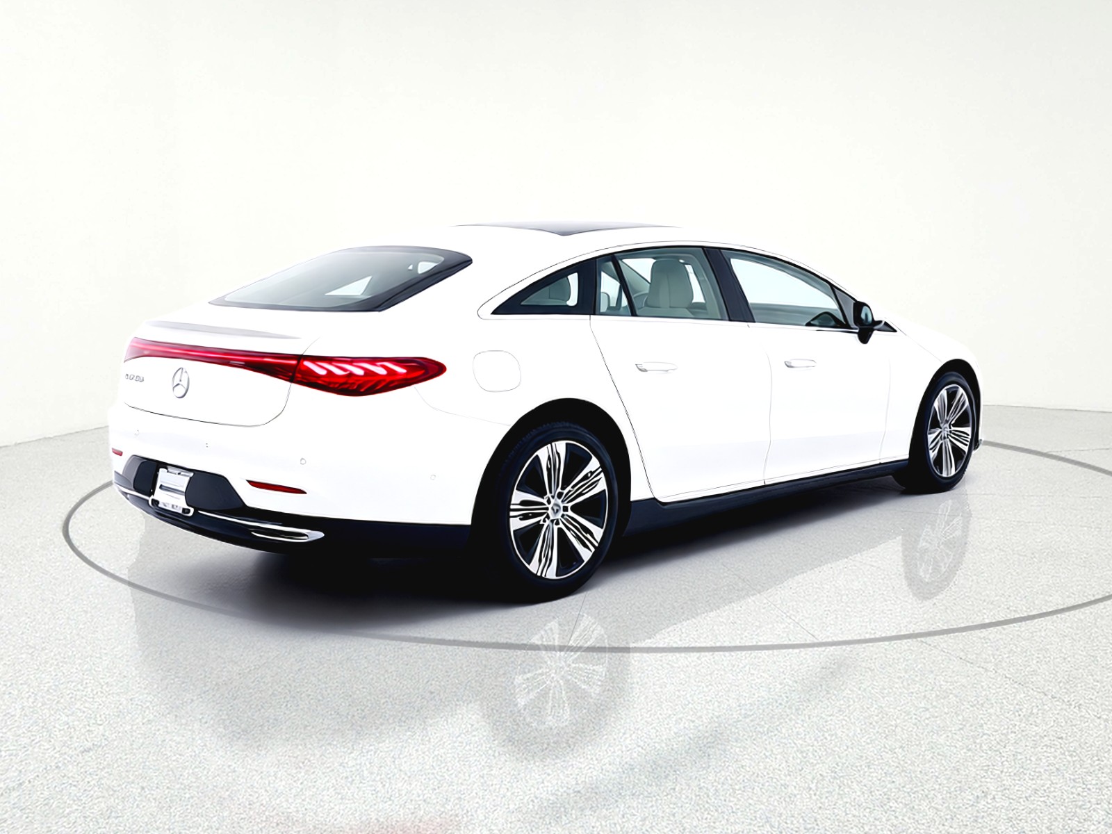 Used 2022 Polar White Mercedes-Benz EQS 450+ Sedan image 16