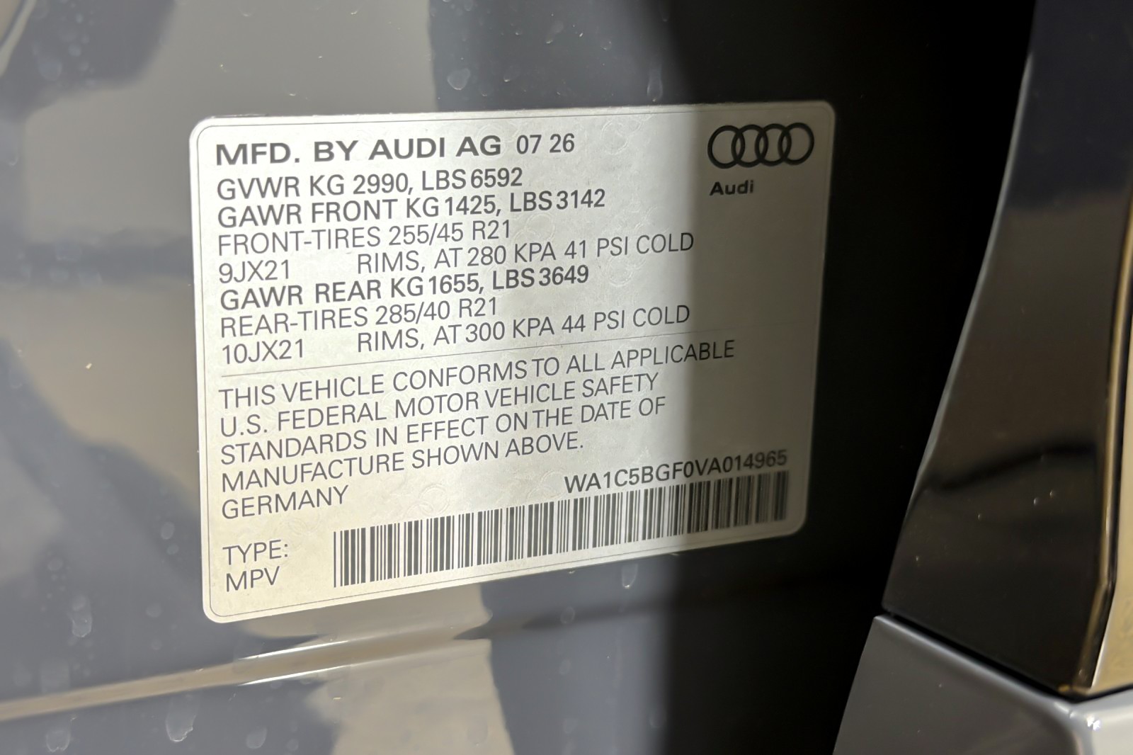 New 2027 Magnet Gray Audi Prestige quattro image 28