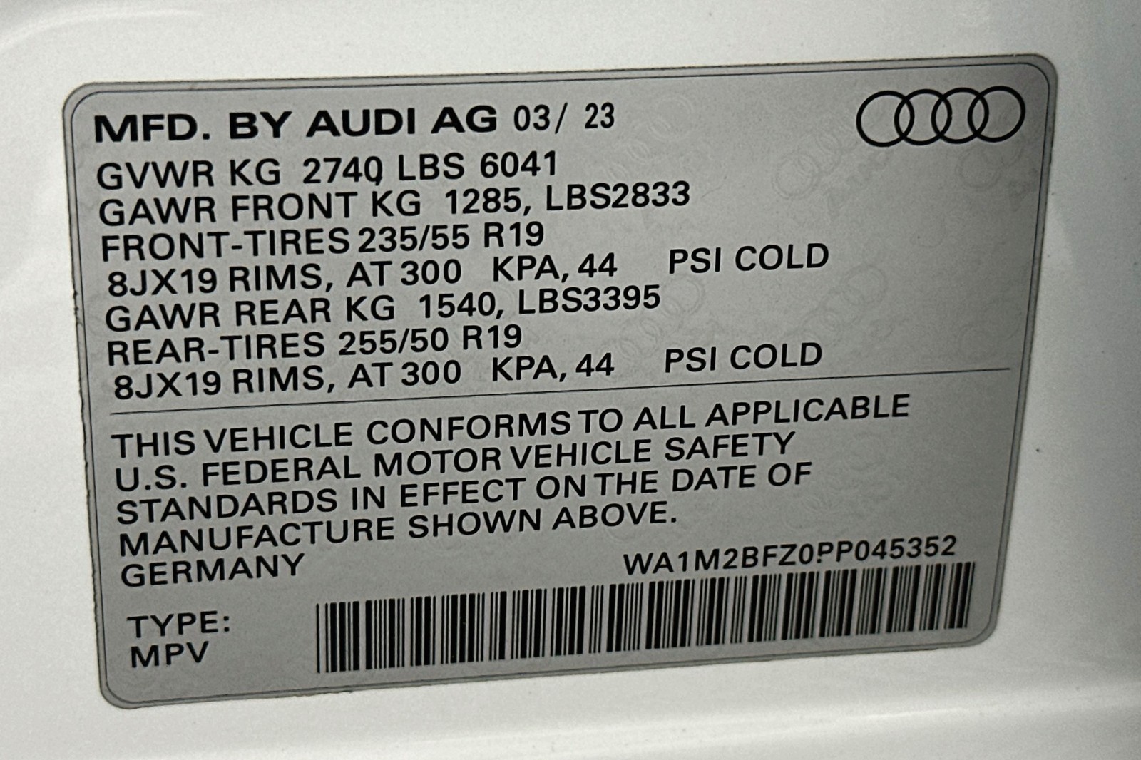 Used 2023 Glacier White Metallic Audi Prestige image 23