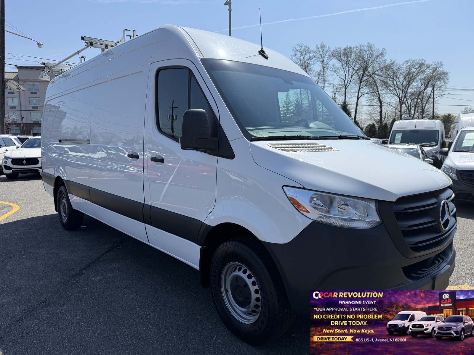 Arctic White 2022 Mercedes-Benz Sprinter 2500 170 High Roof Crew Van RWD Van 4X2 Automatic