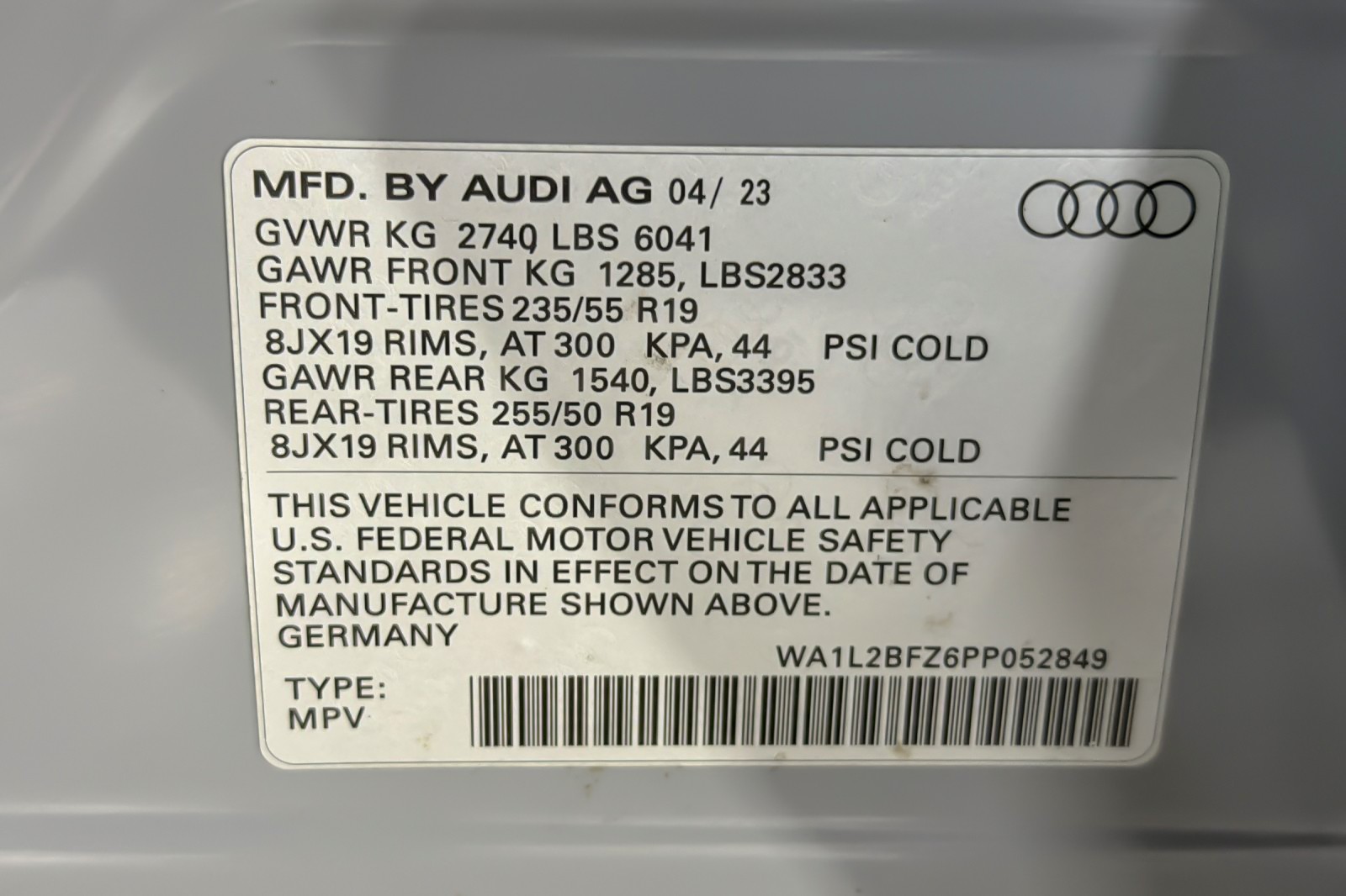 Certified Used 2023 Pebble Gray Audi Premium Plus 50 quattro image 28