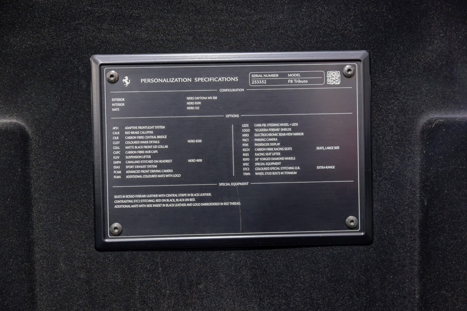 Used Car 2020 Ferrari F8 Tributo  For Sale Under $360,000 In Boerne, Texas