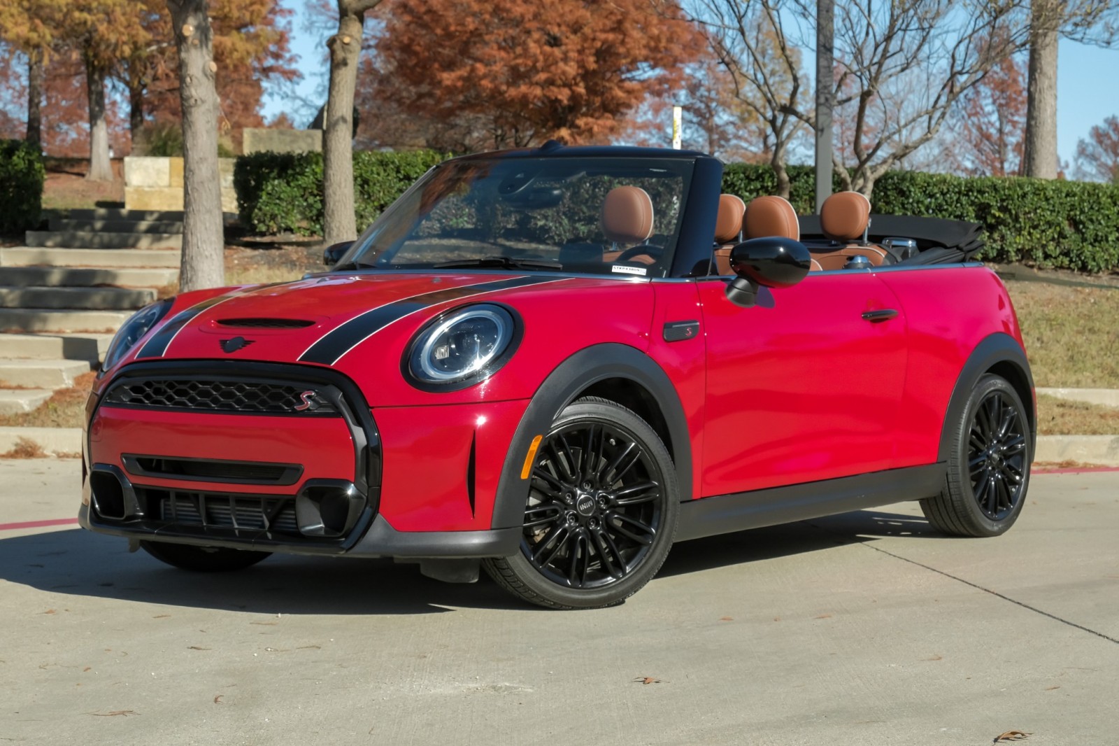 2023 MINI Convertible Cooper S Classic Convertible IconicTrimPkg BlackStripes 53