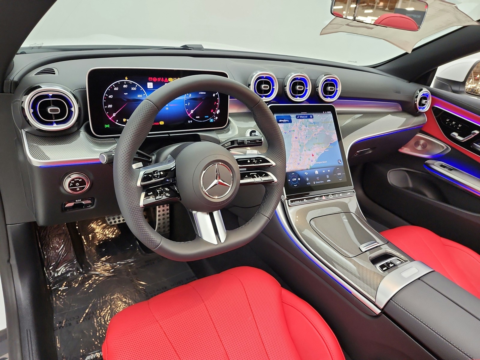 New 2026 MANUFAKTUR Moonlight White Metallic Mercedes-Benz CLE 300 4MATIC® Cabriolet image 9