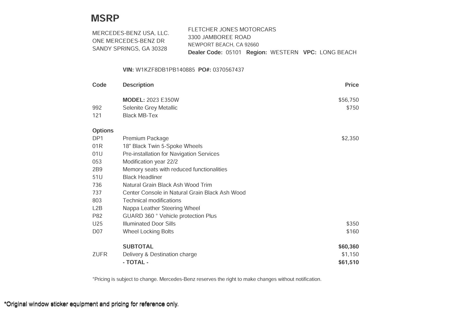 Certified Used 2023 Selenite Grey Metallic Mercedes-Benz E 350 RWD Sedan image 27