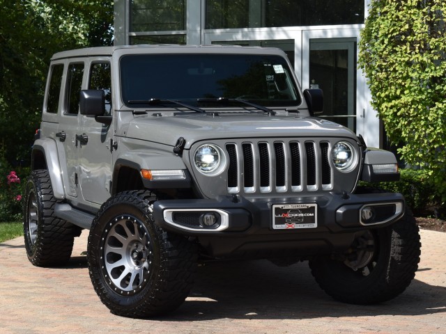 2019 Jeep Wrangler Unlimited Sahara Fuel Wheels Lifted Navi Leather Heated Front Seats LED Lighting Alpine Sound Remote Start Remote Entry HD Radio MSRP $51,555 Plus Extras 6