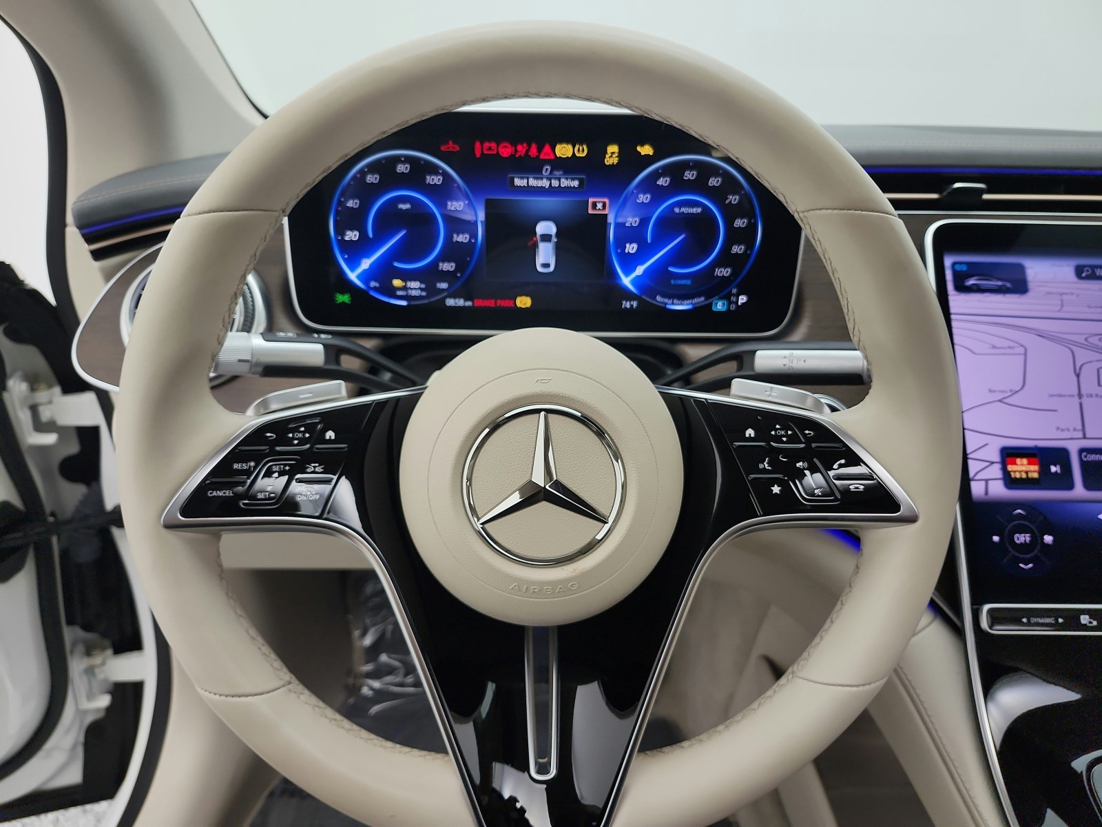 Used 2022 Polar White Mercedes-Benz EQS 450+ Sedan image 26