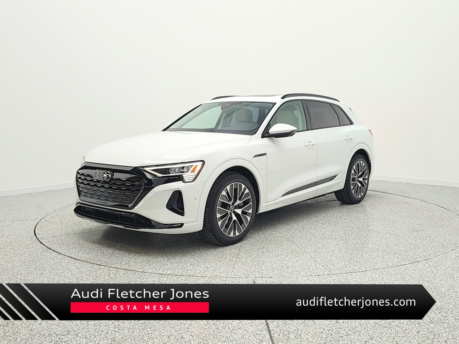 Glacier White Metallic 2024 Audi Q8 e-tron quattro Premium Plus AWD SUV / Crossover All-Wheel Drive Automatic