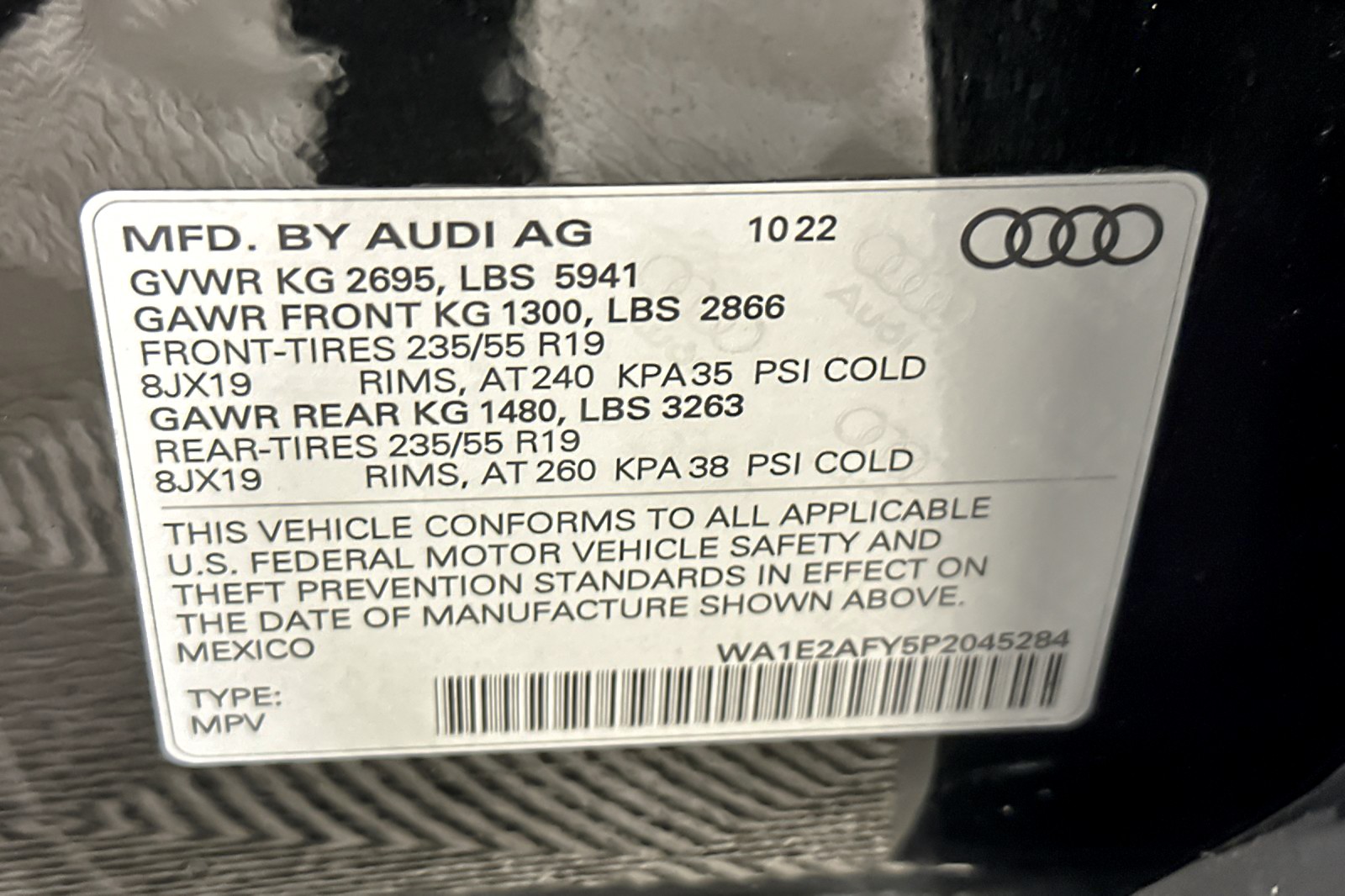 Used 2023 Mythos Black Metallic Audi S line Premium Plus 55 TFSI e quattro image 27