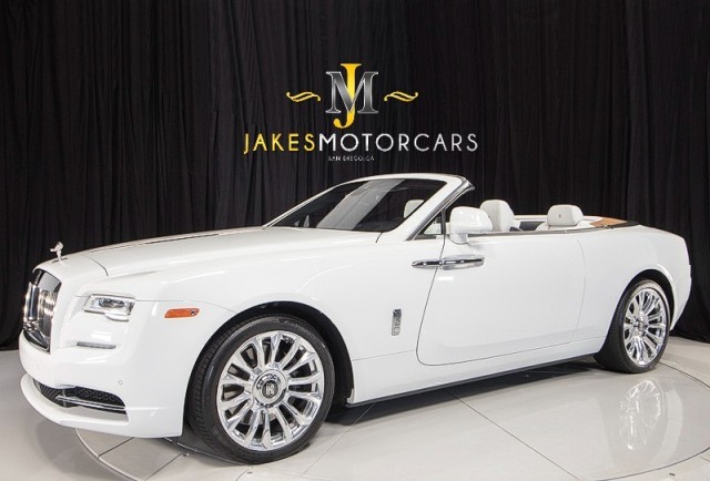 Arctic White 2020 Rolls-Royce Dawn RWD Convertible Rear-Wheel Drive Automatic