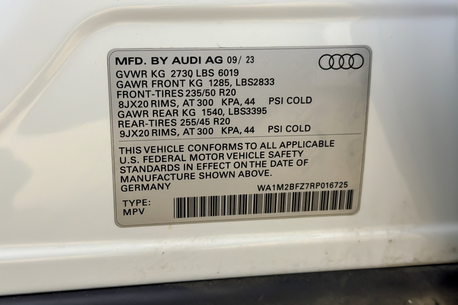 Certified Used 2024 Glacier White Metallic Audi Prestige 50 quattro image 28