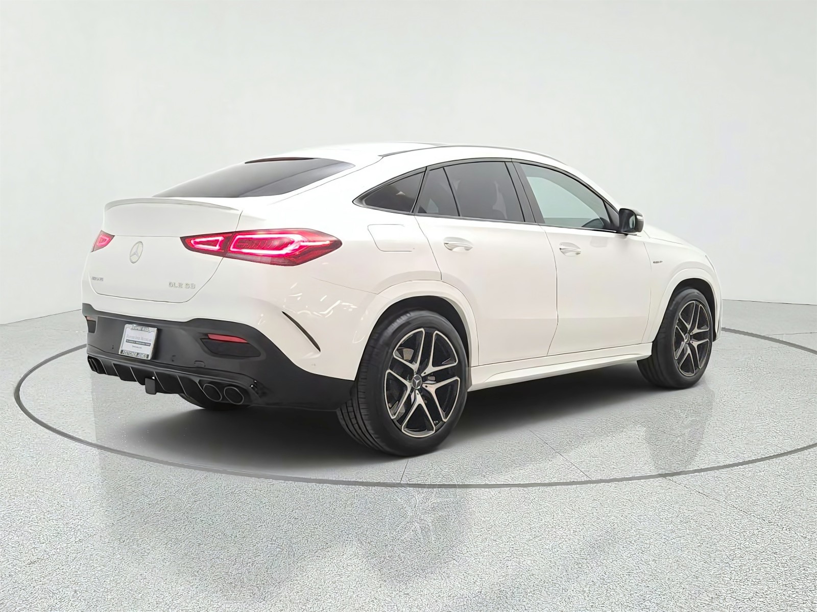 Used 2021 designo Diamond White Metallic Mercedes-Benz AMG® GLE 53 4MATIC Coupe image 5