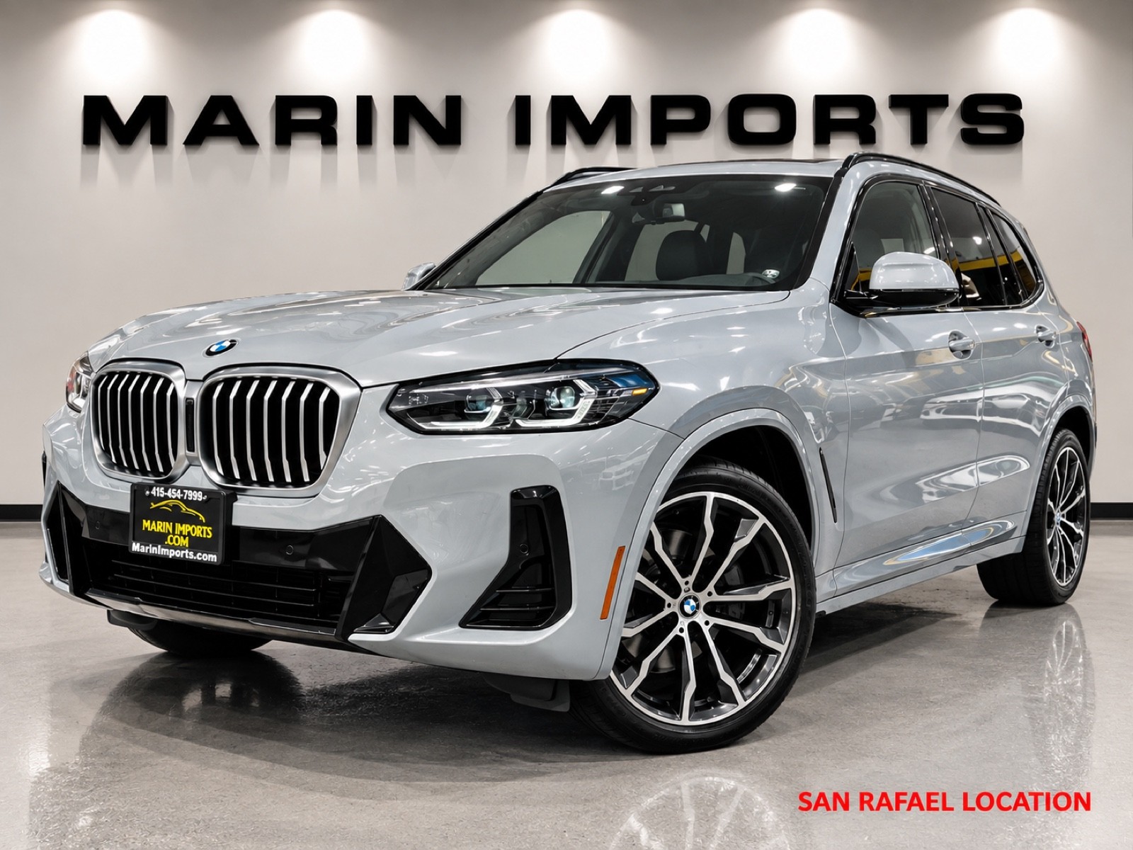 Gray (Brooklyn Grey Metallic) 2022 BMW X3 SUV / Crossover Rear-Wheel Drive Automatic