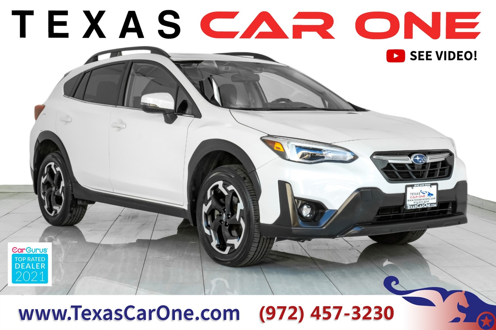 2021 Subaru Crosstrek LIMITED AWD EYESIGHT SYSTEM BLIND SPOT LANE DEPART 1