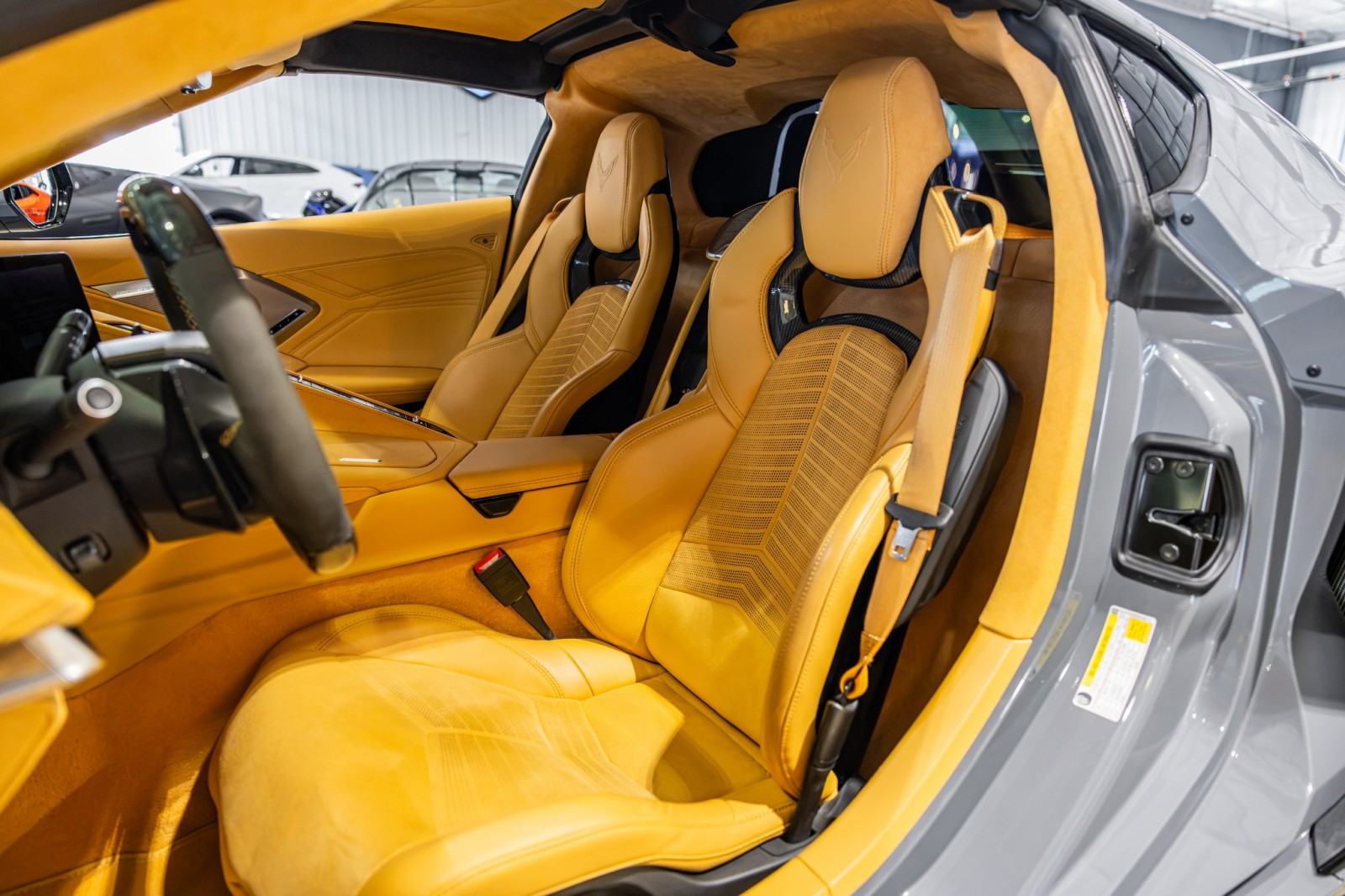 Used Car 2024 Chevrolet Corvette  3lz - Carbon Fiber Aero Package - Sea Wolf Gray Tricoat Paint - One Owner For Sale Under $130,000 In Boerne, Texas
