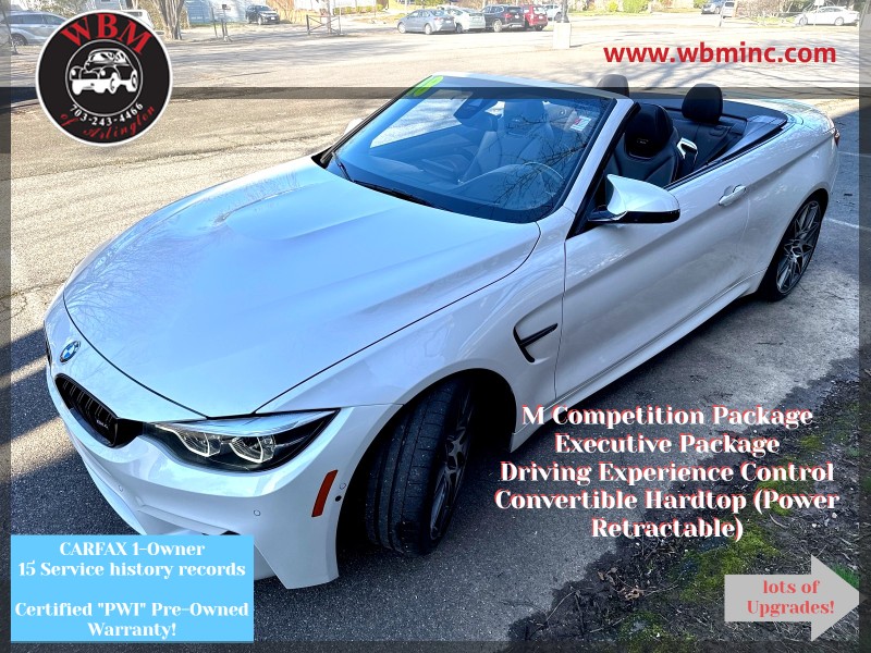 2018 BMW M4 Convertible RWD