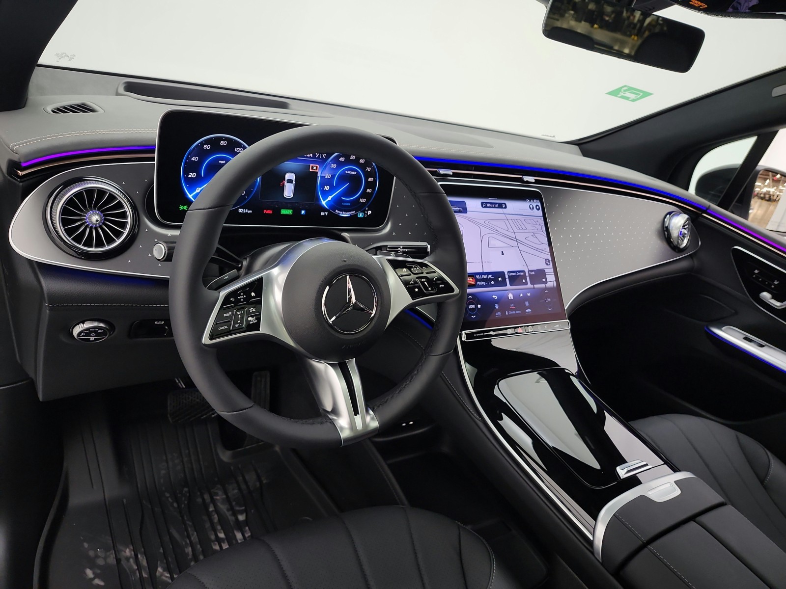 New 2026 Obsidian Black Metallic Mercedes-Benz EQE 320+ image 9