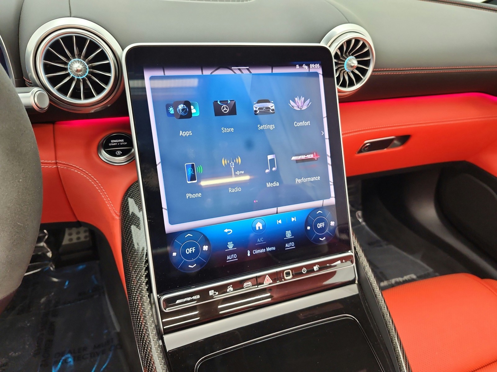 Certified Used 2022 MANUFAKTUR Alpine Grey Mercedes-Benz AMG® SL 63 Roadster image 10