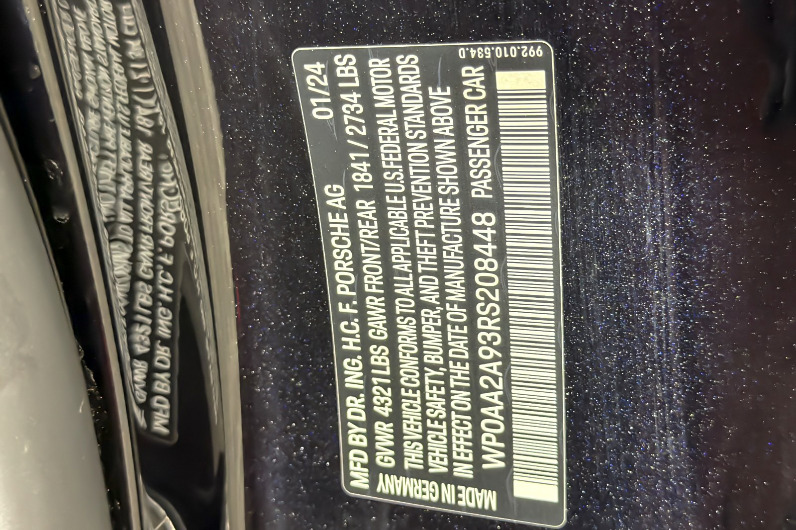 Used 2024 Black Porsche Carrera Coupe image 26