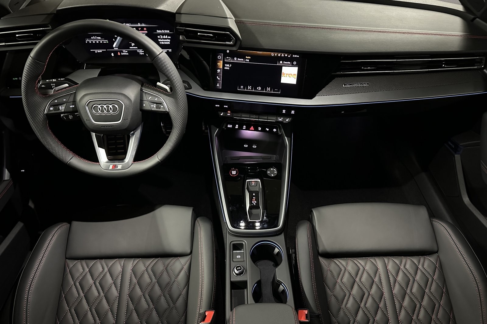 New 2026 Mythos Black Metallic Audi quattro image 12