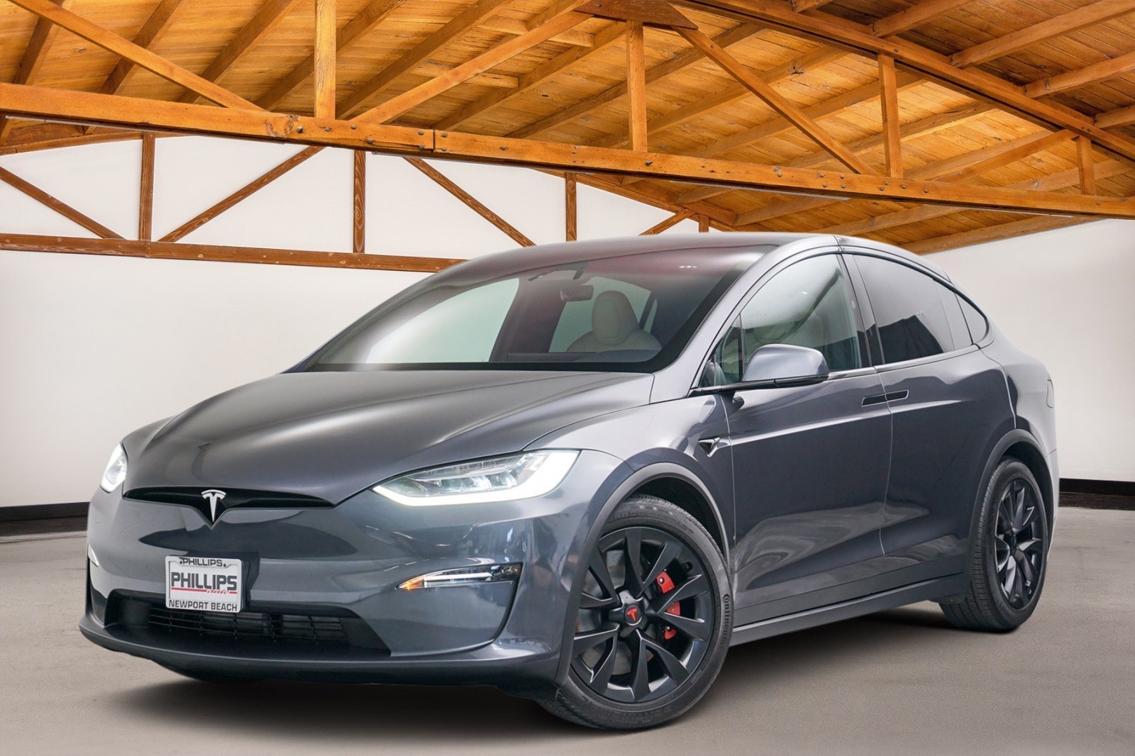 Midnight Silver Metallic 2023 Tesla Model X Standard Range AWD Sedan All-Wheel Drive Automatic