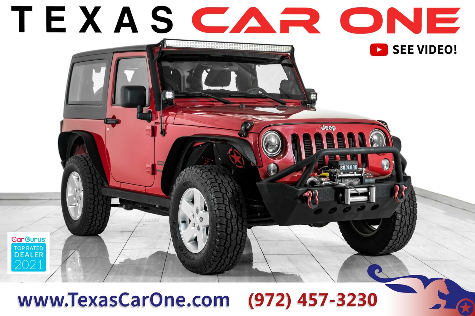 2014 Jeep Wrangler SPORT 4WD AUTOMATIC HARD TOP CONVERTIBLE CRUISE CO 1