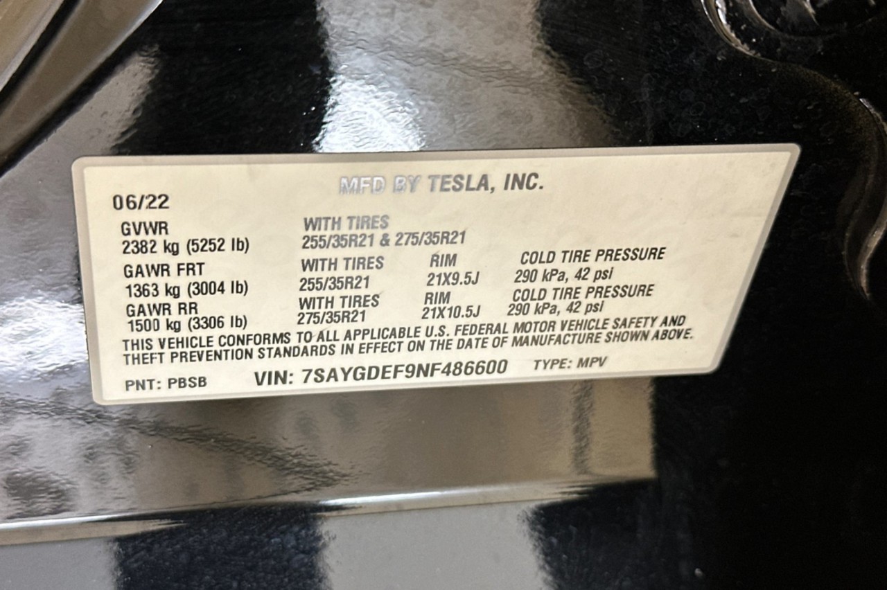 Used 2022 BLACK Tesla Performance image 27