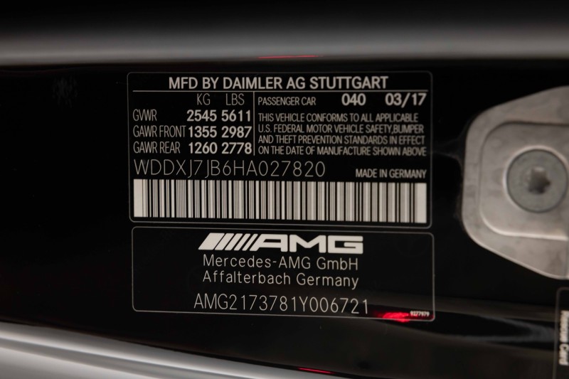 2017 Mercedes-Benz AMG S 63 AMG S 63 in , 