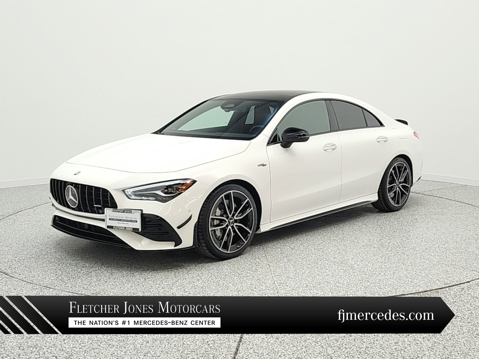 Polar White 2025 Mercedes-Benz CLA AMG CLA 35 4MATIC Coupe All-Wheel Drive Automatic