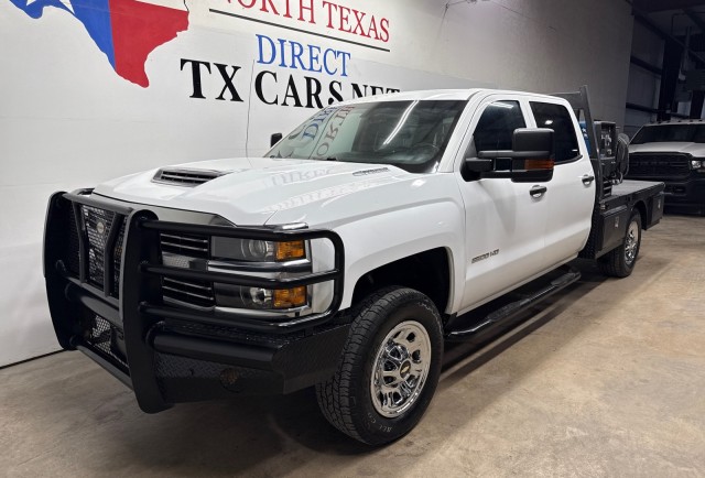 Summit White 2018 Chevrolet Silverado 3500HD Work Truck Crew Cab 4WD Pickup Truck Four-Wheel Drive Automatic