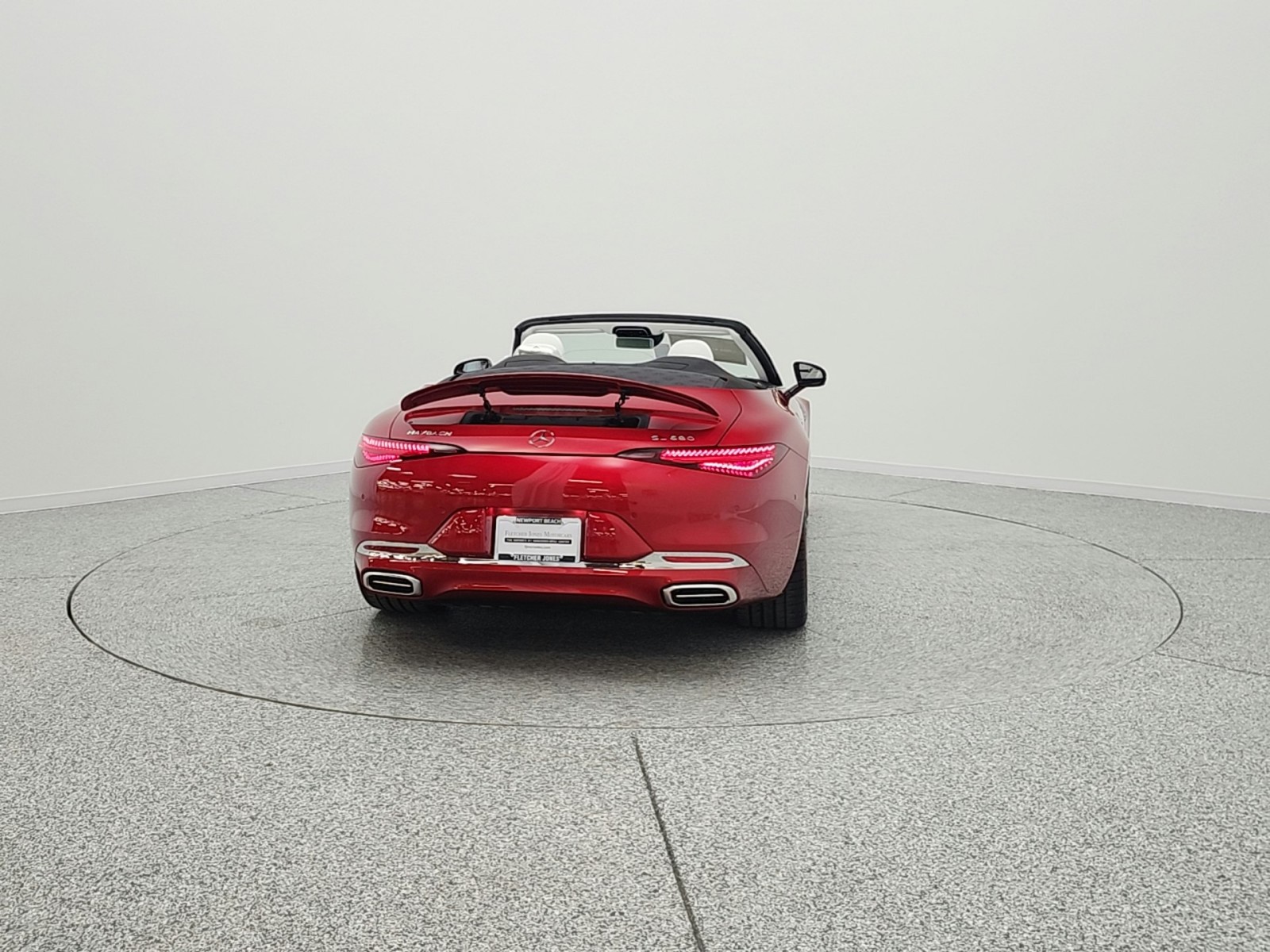 New 2026 MANUFAKTUR Garnet Red Metallic (Red Ambiance) Mercedes-Benz Maybach SL 680 Monogram Series image 7