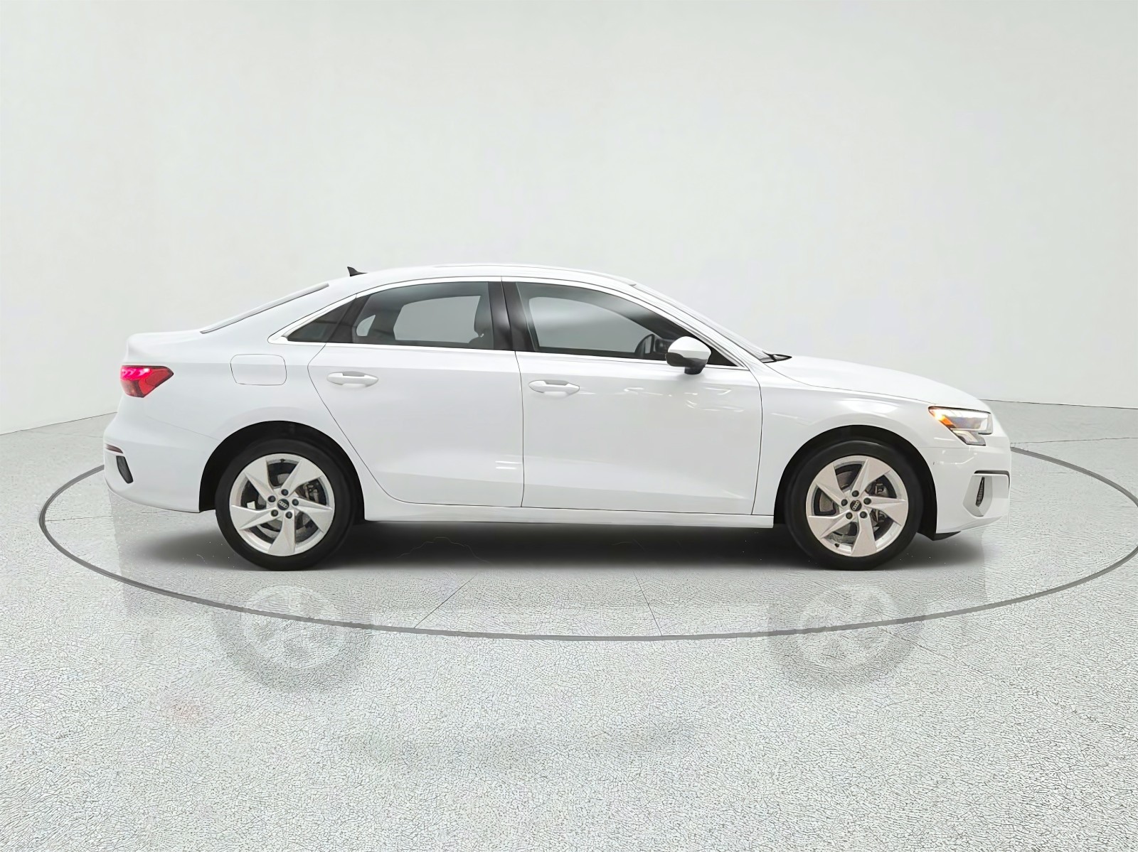 Used 2023 Glacier White Metallic Audi Premium image 4
