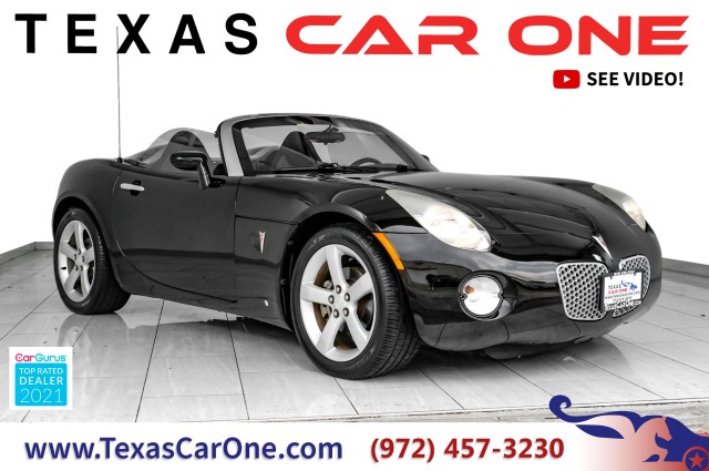 Mysterious Black 2006 Pontiac Solstice Roadster Convertible Rear-Wheel Drive Manual
