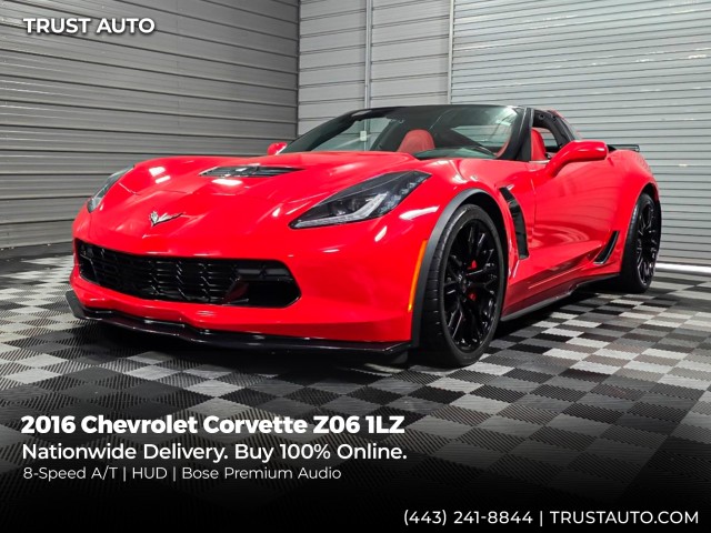 Torch Red 2016 Chevrolet Corvette Z06 1LZ Coupe RWD Coupe Rear-Wheel Drive 8-Speed Automatic