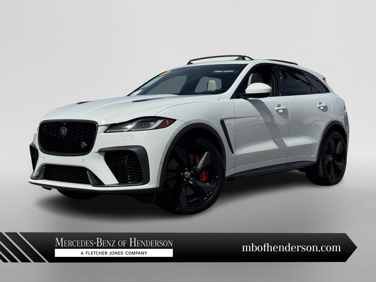 Fuji White 2023 Jaguar F-PACE SVR AWD SUV / Crossover All-Wheel Drive Automatic