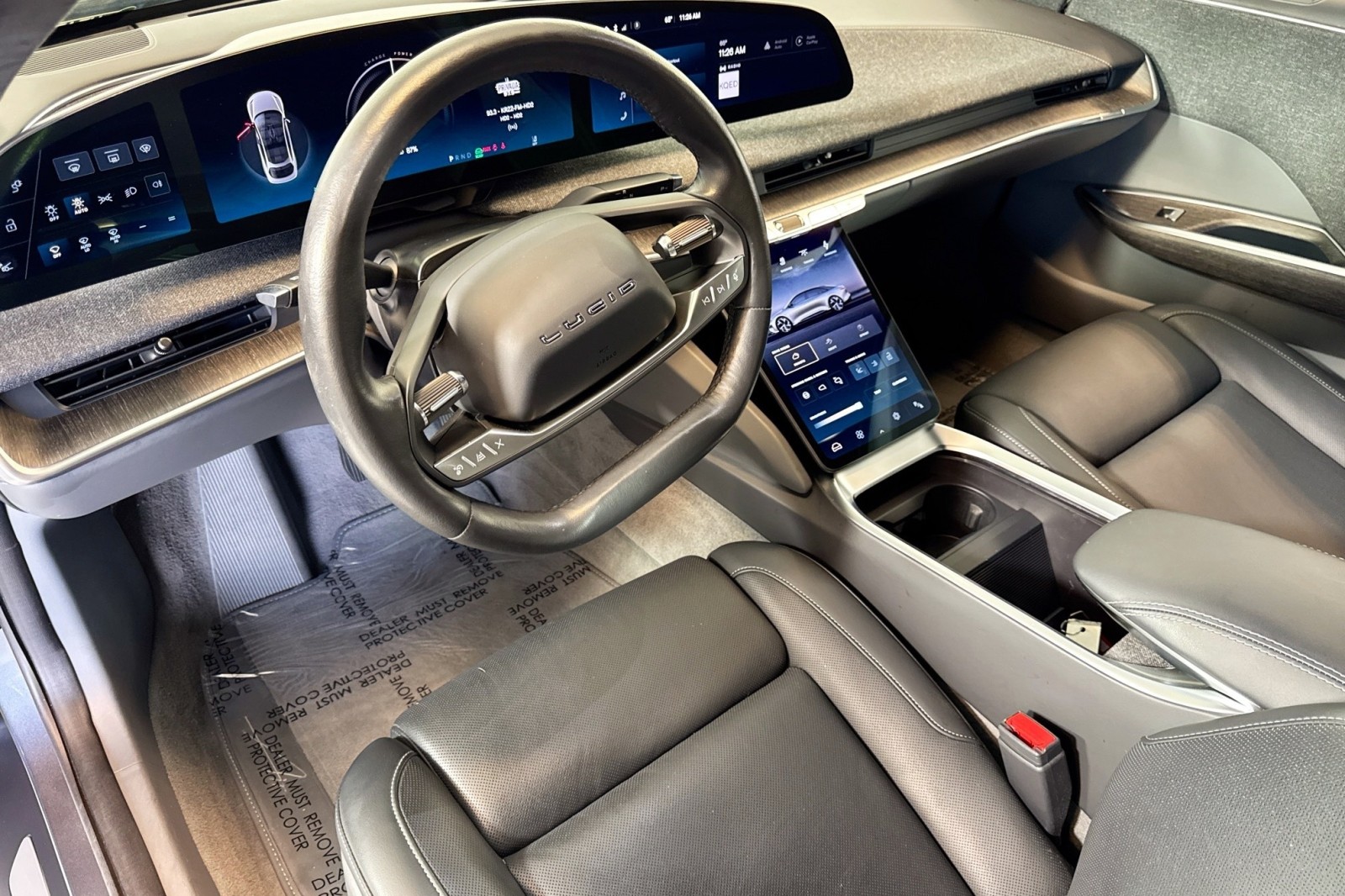 Used 2024 Quantum Grey Metallic Lucid Touring image 9