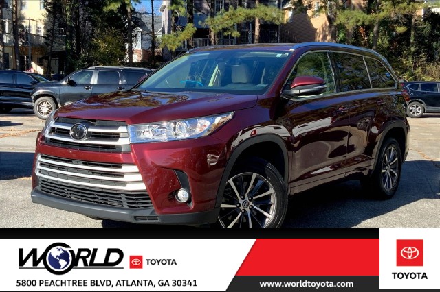 Certified Pre Owned 2017 Toyota Highlander Xle V6 Fwd Natl Suv In Atlanta Hs217804 World Toyota